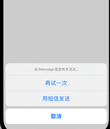 三才镇apple维修iPhone上无法正常发送iMessage信息