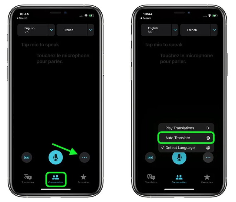 三才镇苹果手机维修分享iOS 15 “翻译” App 新改进 