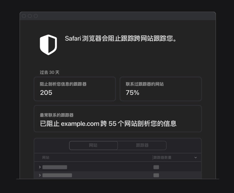 三才镇苹果手机维修分享如何在 Safari 浏览器中查看和打开隐私报告 